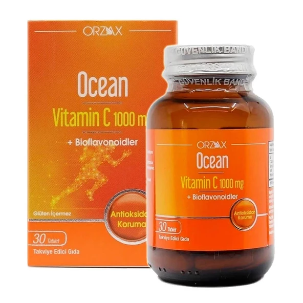 OCEAN VİTAMİN C 1000 MG 30 TABLET