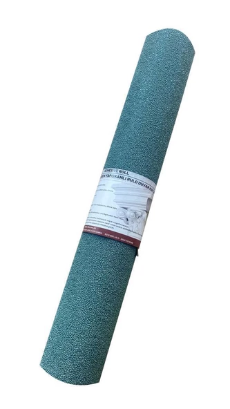 Renkli Duvarlar 50x280cm 1 Adet Petrol Yeşili Folyolu Yapışkanlı Yalıtımlı Boyanabilir Duvar Paneli Kağıdı RDA19 - 2