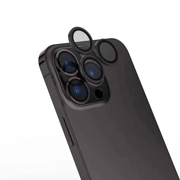 Apple iPhone 16 Pro Redclick CL-15 Parmak İzi Bırakmayan Anti-Reflective Kamera Lens Koruyucu