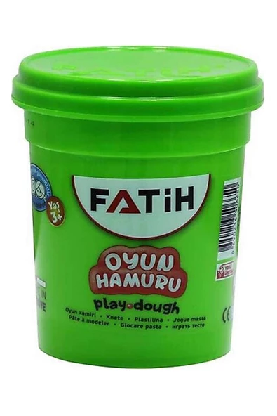 Fatih Oyun Hamuru Tek Renk Yeşil 130 gr