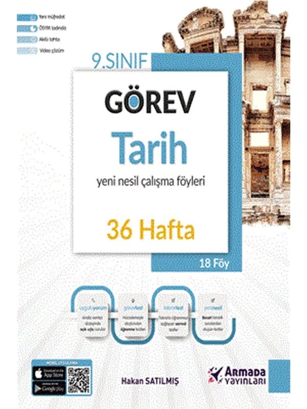 ARMADA 9.SINIF GÖREV TARİH ÇALIŞMA FÖYLERİ (36 HAFTA)*YENİ*