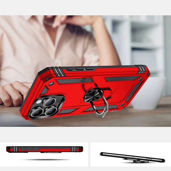 Apple iPhone 16 Pro Kılıf Redclick Vega Kapak - Resim 3