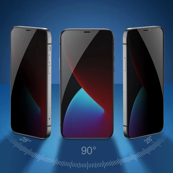 Apple iPhone 16 Redclick Kolay Uygulama Aparatlı 5D Magic Privacy Glass Hayalet Cam Ekran - 6