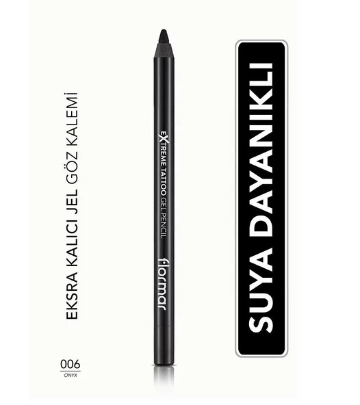 Flormar Extreme Tattoo Gel Pencıl 06 Onyx