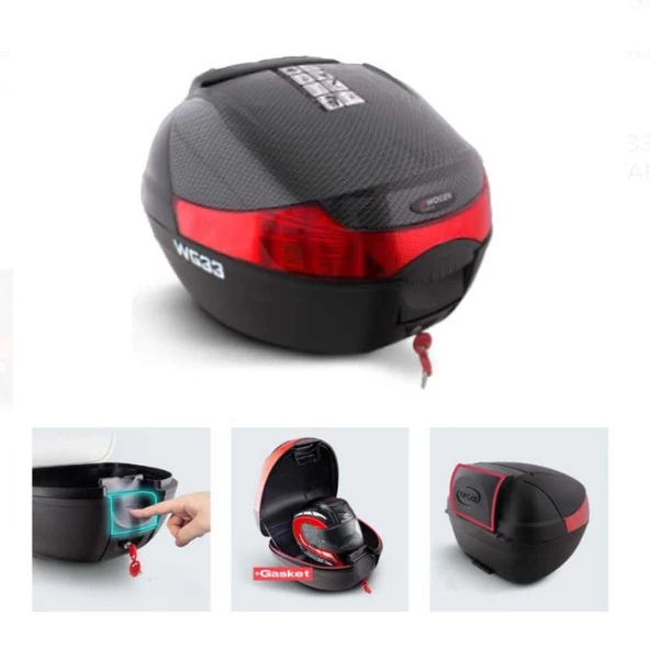 Ümit WOGEN KARBON ÇANTA 33 L - SIRT DAYAMALI PREMIUM - SİYAH - 1401 022