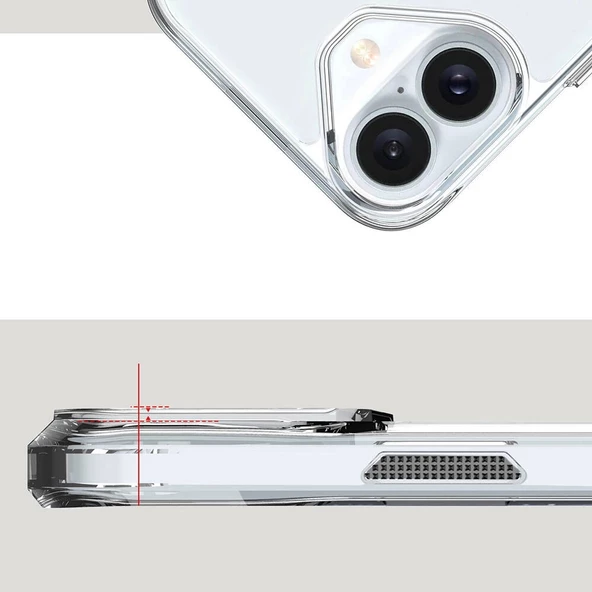 Apple iPhone 16 Plus Kılıf Redclick Magsafe Şarj Özellikli T-Max Magsafe Kapak - 3