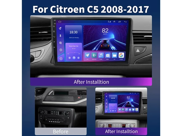 Citroen C5 Multimedya (2010-2015) 2 GB RAM 32 GB Hafıza 4 Çekirdek Necvox - Resim 9