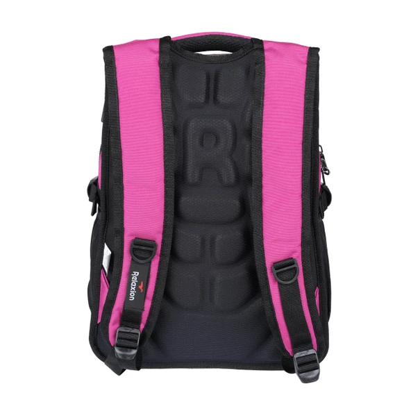 Suya Dayanıklı 4 Bölmeli USB Giriş Aparatlı Tablet Bölmeli Ergonomik Sırt Çantası 2227S-Mor - Resim 6