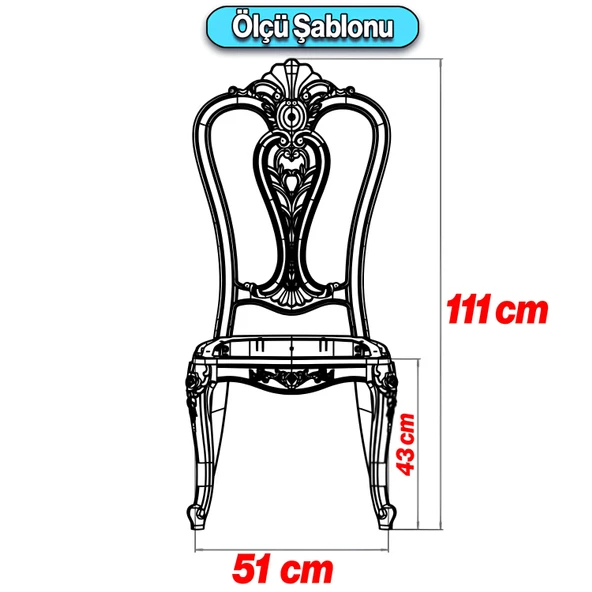 Begonya Sandalye Sert Plastik Gümüş Koltuk Bahçe Balkon Mutfak Yemek Masası Sandalyesi - Resim 5