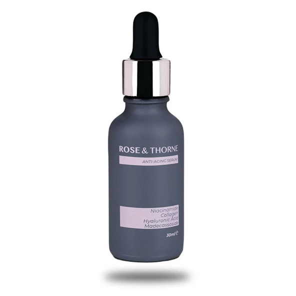 Rose Thorne 30 Ml Yaşlanma Kırışık Karşıtı Serum Kolajen Nemlendirme Canlılık Hyaluronik Asit - 5