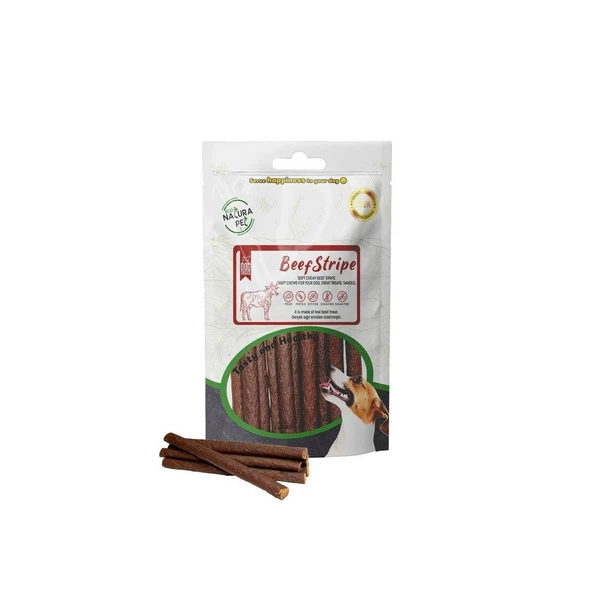 Eco Natura Pet Beef Strape Yumuşak Biftek Şeritleri Köpek Ödülü 100Gr - 2