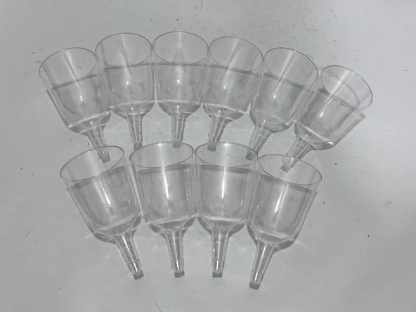 Plastik Kadeh Başlığı 10 Adet (Yarı Mamül) - 5