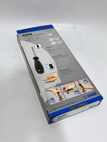 Unior 608CS5CR Ph Yıldız Uçlu Tornavida Seti 5 Parça - 6