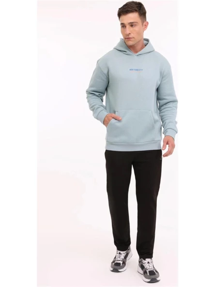Lumberjack A10188952208010 Aqua Erkek Kapsonlu Sweatshırt - 3