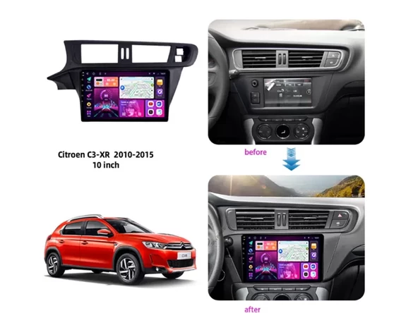 Citroen C3 XR Multimedya (2010-2015) 2 GB RAM 64 GB Hafıza 4 Çekirdek Navimex - Resim 9