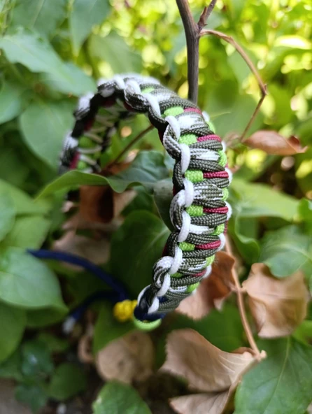 Paracord bileklik (Doğa uyumlu renkler) - 5