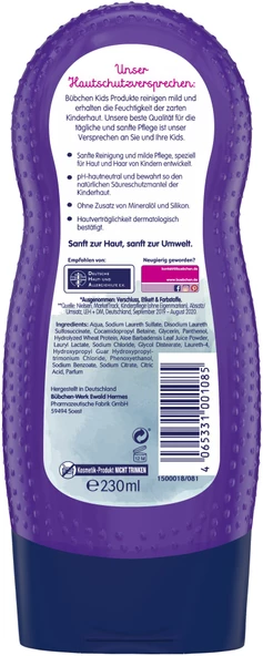 Bübchen Çocuk Şampuan&Duş Jeli 3 in 1 Meereszauber 230 ml - 2