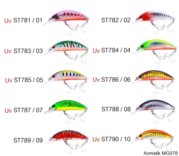 Avmatik MG078 Jerkbait Slow Sinking 6 Cm Suni Yem ürün görseli 1