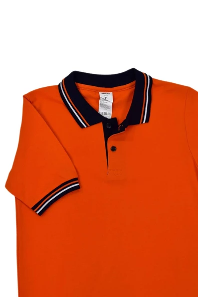 Kolej Polo Yaka Tişört Turuncu BGL-K-OR-4 - 4