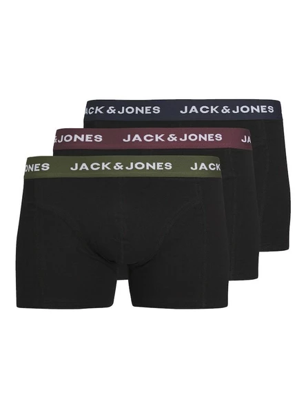 Jack Jones Caron Solıd 3 Lü Paket Erkek Boxer 12259085