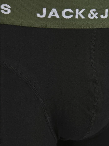 Jack Jones Caron Solıd 3 Lü Paket Erkek Boxer 12259085 - 2