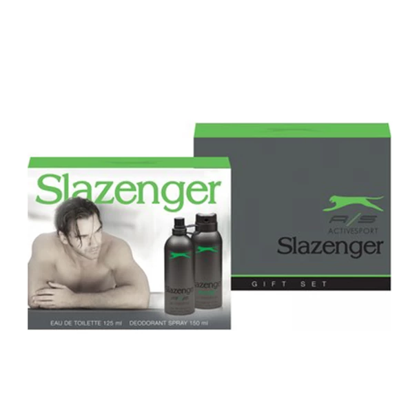 Slazenger Active Sport Yeşil EDT 125 ml + Deo Sprey 150 ml Erkek Parfüm Seti