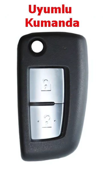 Nissan Qashqai Micra Uyumlu Anahtar Kumanda Kabı Kılıfı Oto Anahtarlık Gri Gold - Resim 5