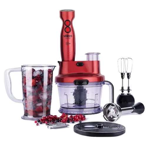 STİLEVS LİMİTLESS EL BLENDER SETİ-VİŞNE