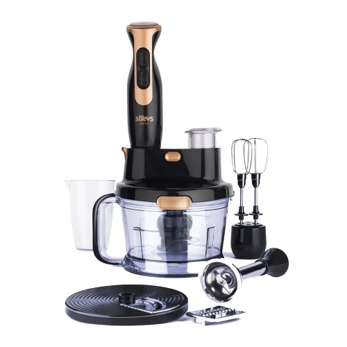 STİLEVS MAGO PRO EL BLENDER SETİ - SİYAH&BAKIR