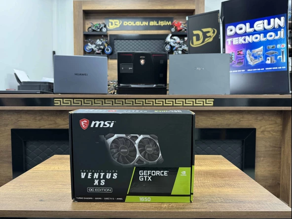 MSI Nvidia GeForce GTX1650 Ventus XS 4GB OC GDDR5 128Bit (İKİNCİ EL)