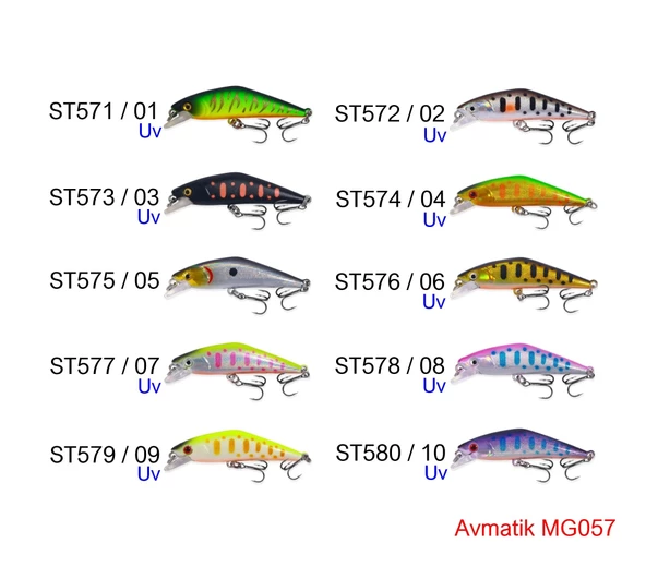 Avmatik MG057 Minnow Sinking 5 Cm Suni Yem