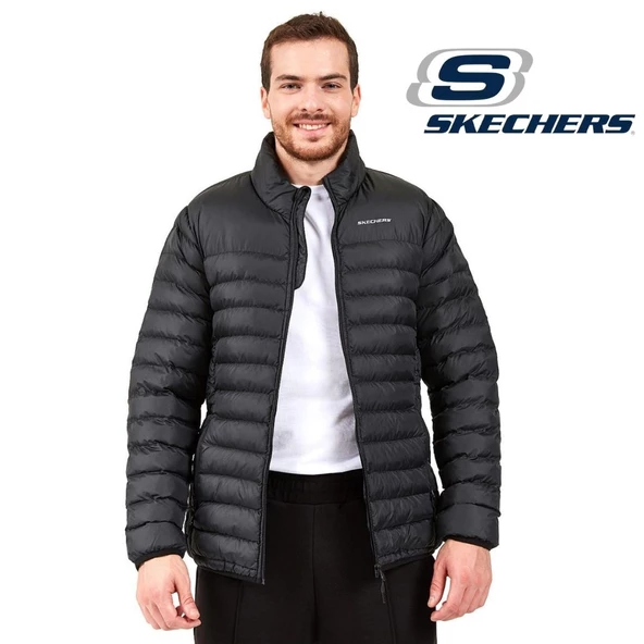 Skechers M Essential Turtle Neck Jacket Mont S202721-001 Erkek Günlük Mont