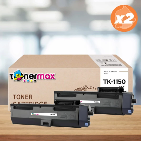 Kyocera ECOSYS P2235dn Muadil Toneri 2'li Paket / TK-1150