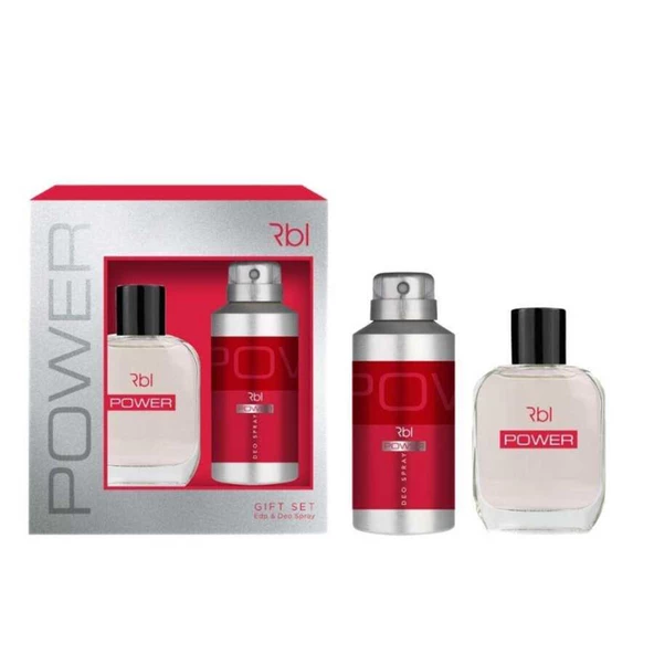 Rebul Power EDT 90 ml + Deodorant Sprey 150 ml Erkek Parfüm Seti - 3