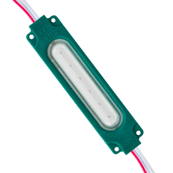 12 VOLT 2 WATT YEŞİL MODÜL LED 68X16 MM (4593)