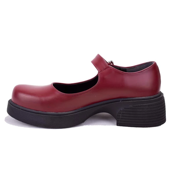 Dagoster DZA07-1004213 Bordo Günlük Spor Klasik  Kadın Ayakkabı - 3