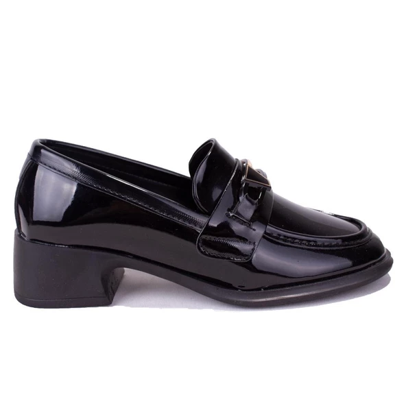 Dagoster DZA07-11524002 Siyah Rugan Günlük Spor Klasik  Kadın Ayakkabı - Resim 2