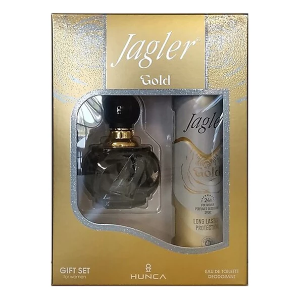 Jagler Gold Kadın Parfüm Seti 60 ml Edt + 150 ml Deodorant - Resim 2