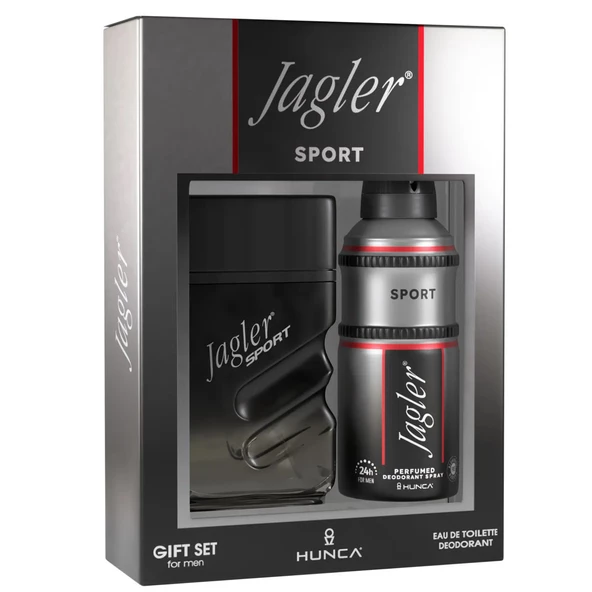 Jagler Parfüm Sport EDT 90 ml. Ve 150 ml. Deodorant Erkek Parfüm Set GIFT SET