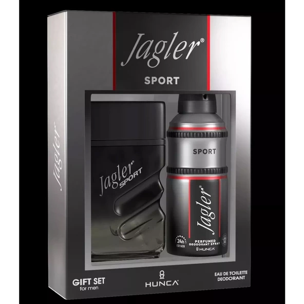Jagler Parfüm Sport EDT 90 ml. Ve 150 ml. Deodorant Erkek Parfüm Set GIFT SET - Resim 3