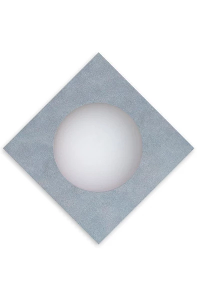 D-light Kare Aplik Gri