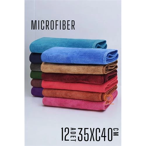 ModaCar MicroFiber Temizlik Bezi 12 ADET Towel Design