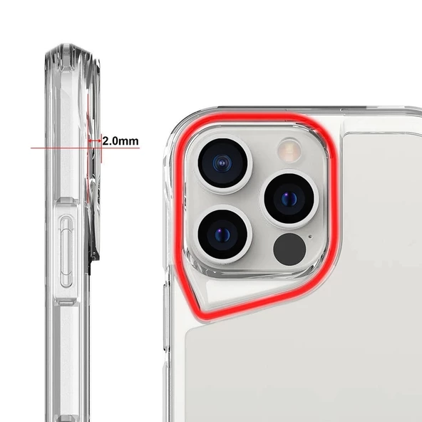 Apple iPhone 16 Pro Kılıf Redclick T-Max Kapak - Resim 7