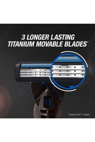 Bic Flex 3 Hybrid Tıraş Bıçağı 1 Sap + 4 Yedek Başlık 3 Bıçaklı - 5
