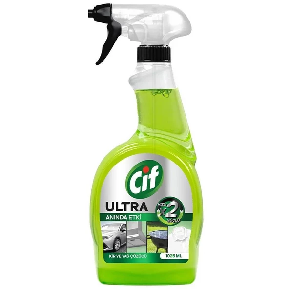 Cif Ultra Anında Etki Kir ve Yağ Sökücü Sprey 1025 Ml