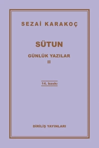 Günlük Yazılar 2 - Sütun