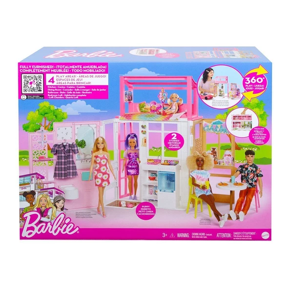 HCD47 Barbie'nin Taşınabilir Portatif Evi