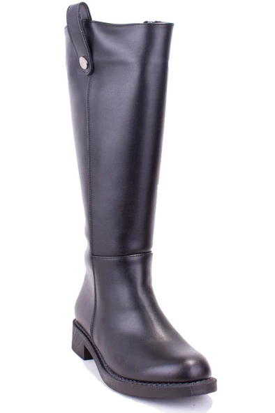 Dagoster DZA07-1062765 Siyah Günlük Streçli Düz Topuk Kadın Çizme ürün görseli