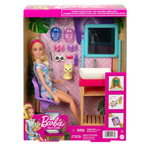 Barbie Welness Işıltı Dolu Spa Günü Oyun Seti