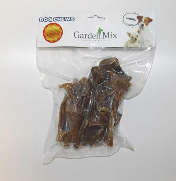 GARDENMİX KURUTULMUŞ DANA KELLE DERİSİ NATUREL 100 GR